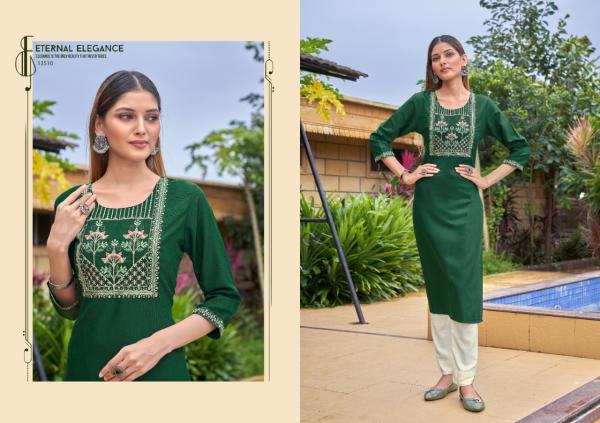 Kalaroop Liza Vol 3 Rayon Fancy Designer Kurti Collection